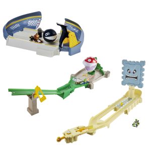 fisher price Hot Wheels Mario Kart Pista de Brinquedo Chain Chomp
