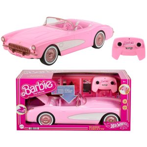 fisher price Hot Wheels RC Barbie Corvette, Remote Control Corvette From Barbie The Movie