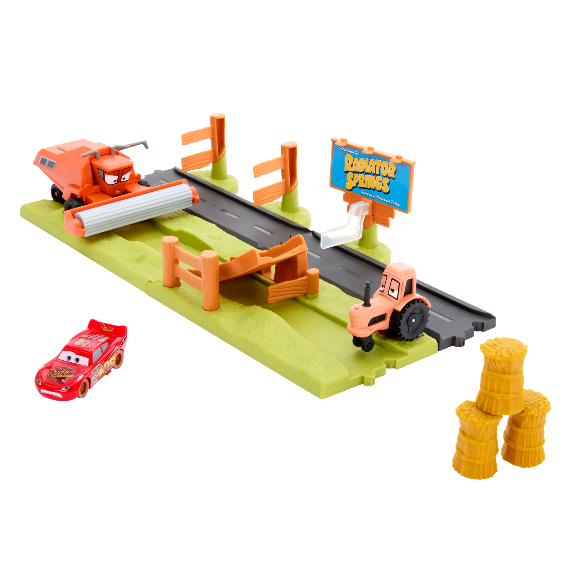 fisher price Disney/Pixar Les Bagnoles Coffret Fuite de Frank, Course et Cascades