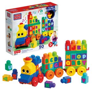 fisher price Mega Bloks Juguete de Construcci??n Abc Tren de Aprendizaje