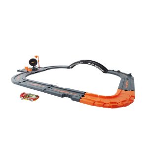 fisher price Hot Wheels City Track Pack, 10-Piece Set, With 1 Car, Gift For Kids 4 Years & Older