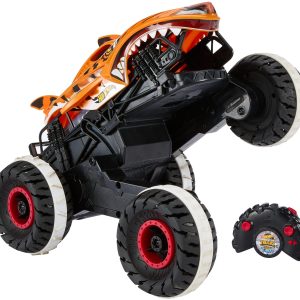 fisher price Hot Wheels Monster Trucks V??hicule T??l??guid?? HW Unstoppable Tiger Shark
